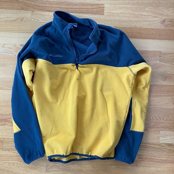 Columbia Omni Therm Stretch Pullover over 1/4 Zip Fleece - Picture 1 of 4